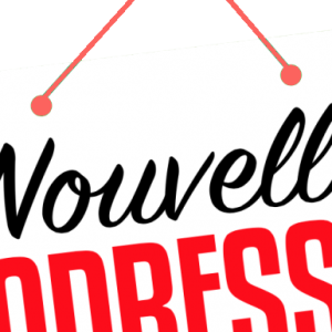 Changement d'adresse